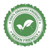 grunge veganistisch zegel postzegel rubber kijken vector