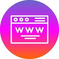 website vector icoon ontwerp