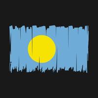 Palau vlag borstel vector illustratie