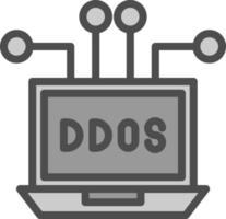 ddos vector icoon ontwerp