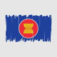 asean vlag borstel vector illustratie