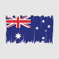 Australië vlag borstel vector illustratie