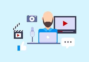 Gratis Content Creator Vectors