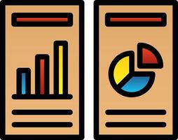 comparatieve analytics vector icoon ontwerp