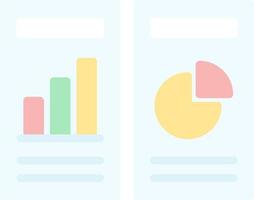 comparatieve analytics vector icoon ontwerp