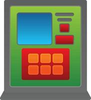 Geldautomaat vector icoon ontwerp