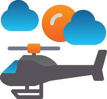 helikopter vector icoon ontwerp