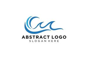 abstract water Golf plons logo symbool en icoon ontwerp. vector