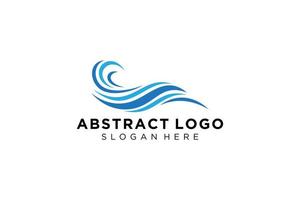 abstract water Golf plons logo symbool en icoon ontwerp. vector