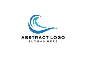 abstract water Golf plons logo symbool en icoon ontwerp. vector