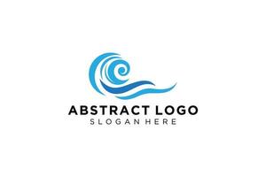 abstract water Golf plons logo symbool en icoon ontwerp. vector