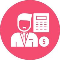 accountant vector icoon ontwerp