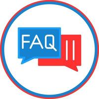 FAQ vector icoon ontwerp