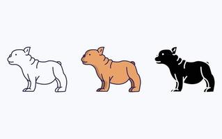 hond rassen illustratie icoon vector