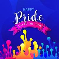 happy pride day social media post ontwerp vector