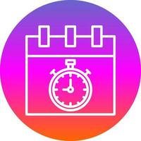 timer vector icoon ontwerp