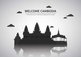 Gratis illustratie van Cambodja vector