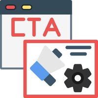 cta vector icoon ontwerp