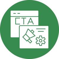 cta vector icoon ontwerp