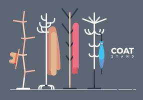Coat Stand Collection Vector Illustratie