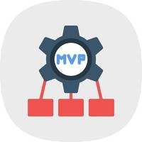 mvp vector icoon ontwerp