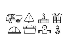 Bouw Icon Set vector