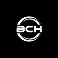 bch brief logo ontwerp in illustratie. vector logo, schoonschrift ontwerpen voor logo, poster, uitnodiging, enz.