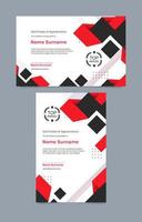 professioneel rood certificaat vector