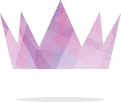 kleurrijk kroon logo ontwerp illustratie. abstract koning kroon vector icoon.