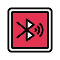 Bluetooth draadloze vector illustratie Aan een achtergrond.premium kwaliteit symbolen.vector pictogrammen voor concept en grafisch ontwerp.