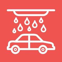 auto wassen lijn kleur achtergrond icoon vector