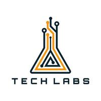 laboratorium logo ontwerp icoon vector