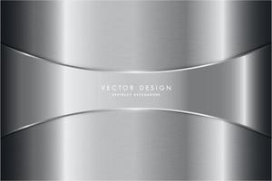 moderne zilver metallic achtergrond vector
