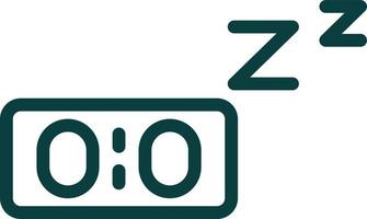 snooze vector icoon ontwerp