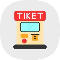 ticket machine vector icoon ontwerp