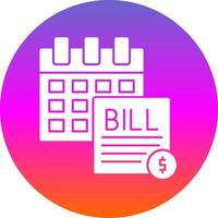 Bill vector icoon ontwerp