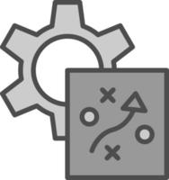 strategie vector icoon ontwerp