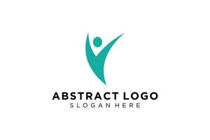 vector abstract mensen en familie logo verzameling, mensen pictogrammen, Gezondheid logo sjabloon, zorg symbool.