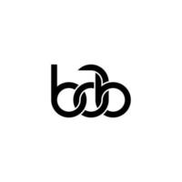 brieven bab logo gemakkelijk modern schoon vector