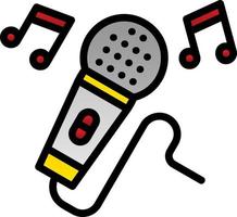 karaoke vector icoon ontwerp
