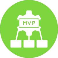 mvp vector icoon ontwerp