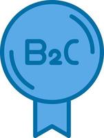 b2c vector icoon ontwerp