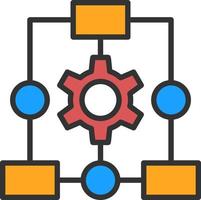 workflow werkwijze vector icoon ontwerp