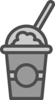 milkshake vector icoon ontwerp