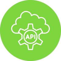 api vector icoon ontwerp