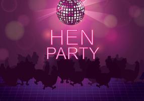 Gratis Hen Party Illustratie vector