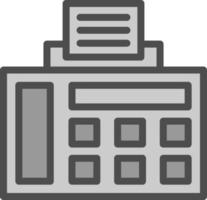 fax vector icoon ontwerp