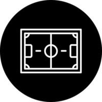 Amerikaans voetbal veld- vector icoon