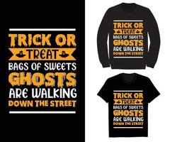 halloween t-shirt ontwerp voor uw bedrijf vector