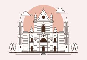 Westminster Abbey London Landmark Vector Illustratie